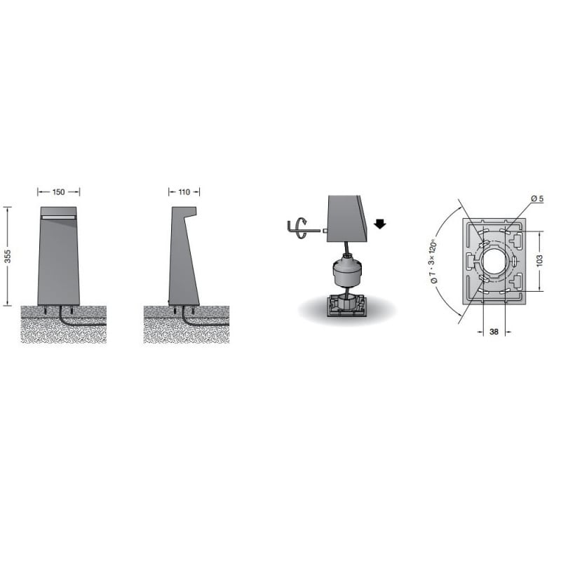 Bega 84176 LED Garden / Pathway Light Specification