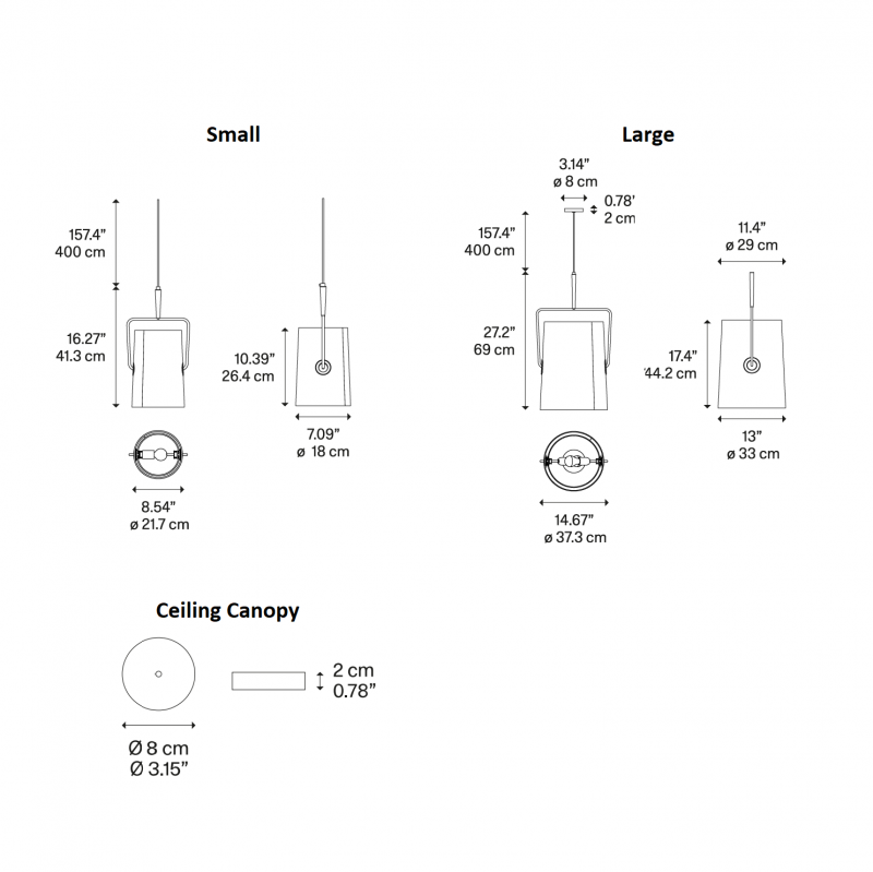 Specification image for Diesel Living with Lodes Fork Pendant