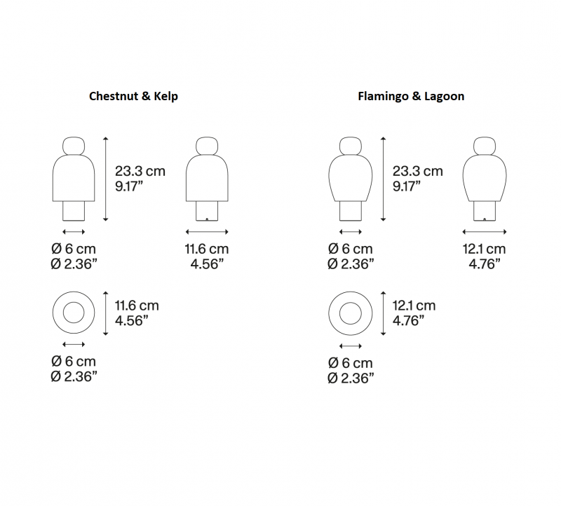 Specification image for Lodes Easy Peasy LED Table Lamp