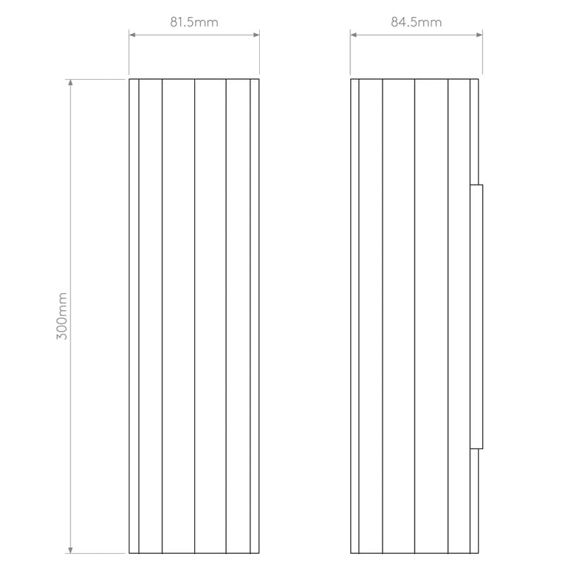 Specification Image for Astro Hashira Wall