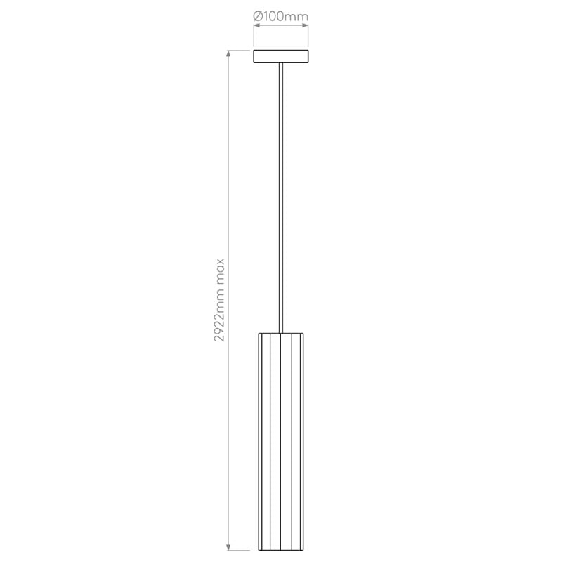 Specification Image for Astro Hashira Pendant Light