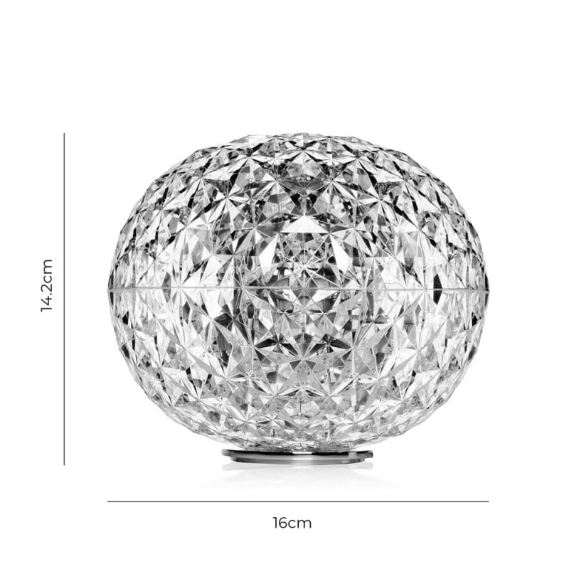 Specification Image for Kartell Mini Planet Portable LED Table Lamp