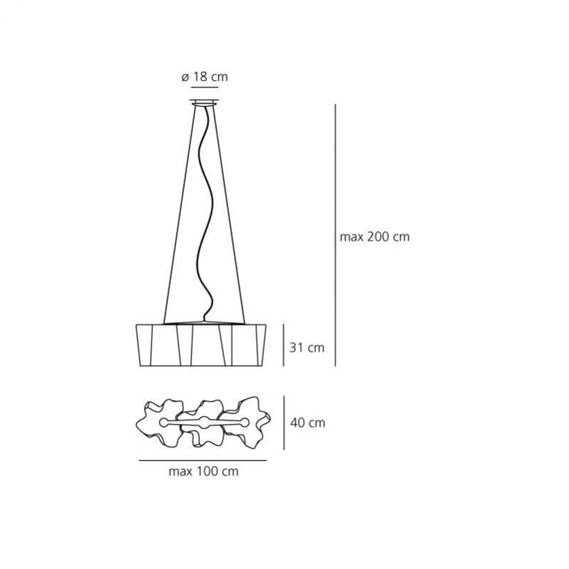 Specification image for Artemide Logico Suspension 3 in linea