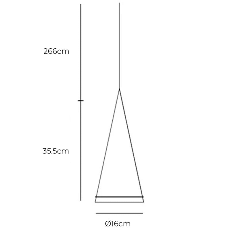 Specification Image for Flos Fucsia Pendant