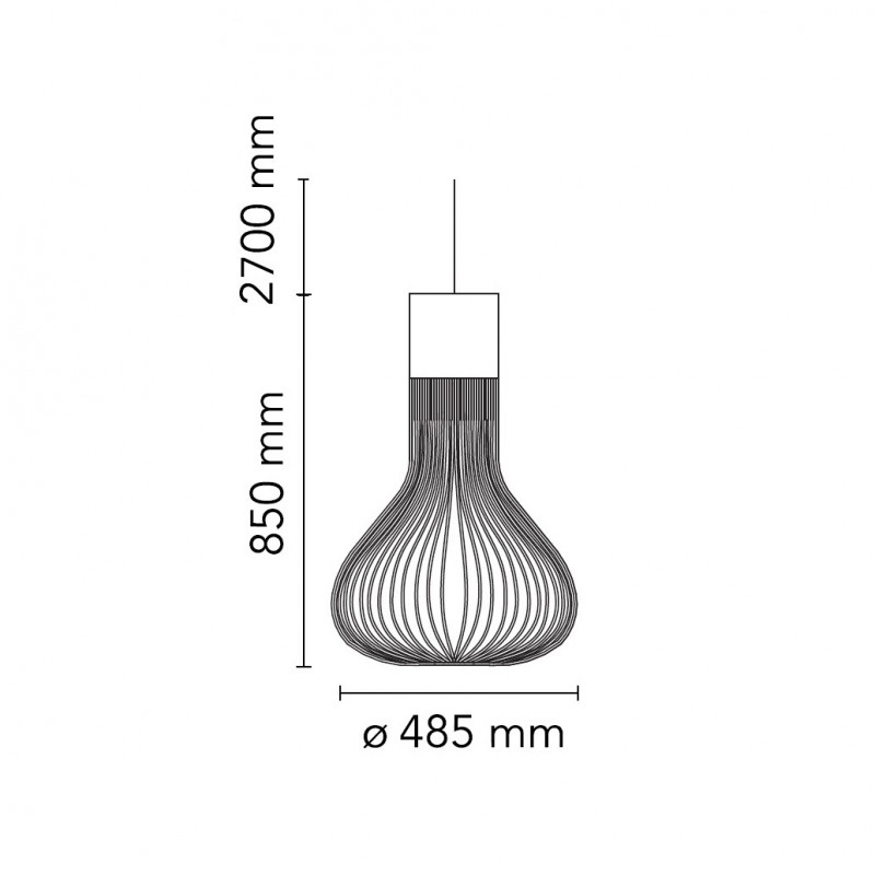 Specification image for Flos Chasen Pendant