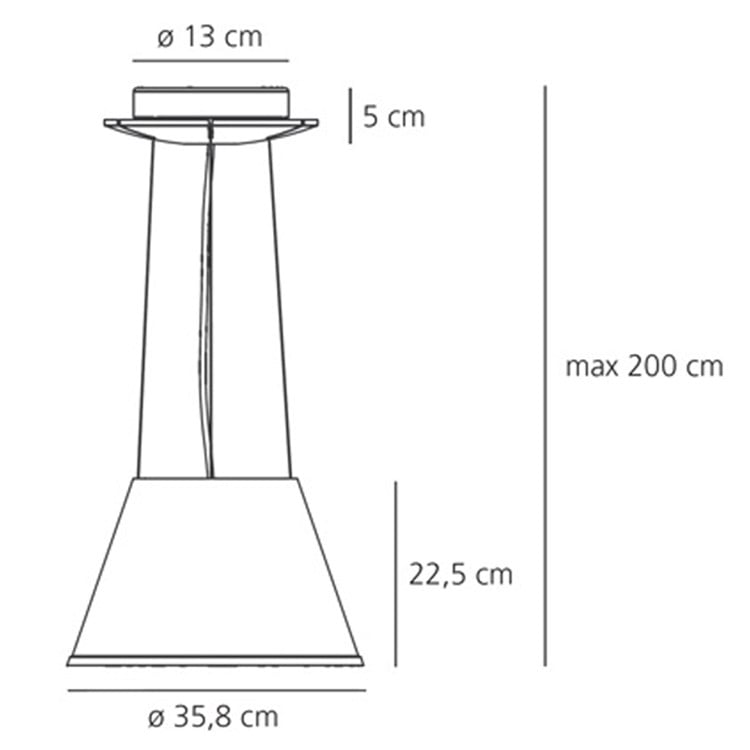 Specification Image for Artemide Choose Suspension Lighting