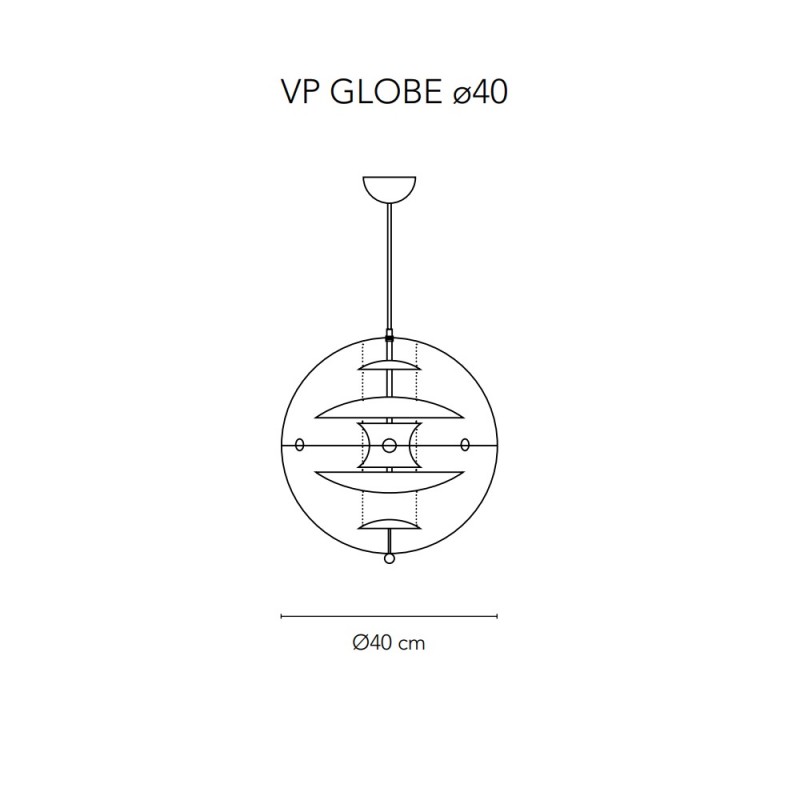 Verpan VP Globe Brass Specification