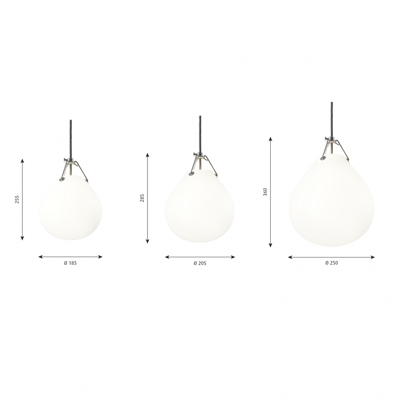 Specification image for Louis Poulsen Moser Pendant