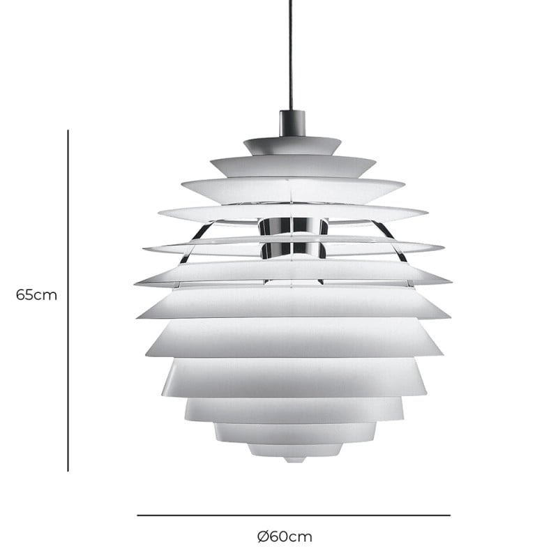 Specification Image for Louis Poulsen PH Louvre LED Pendant