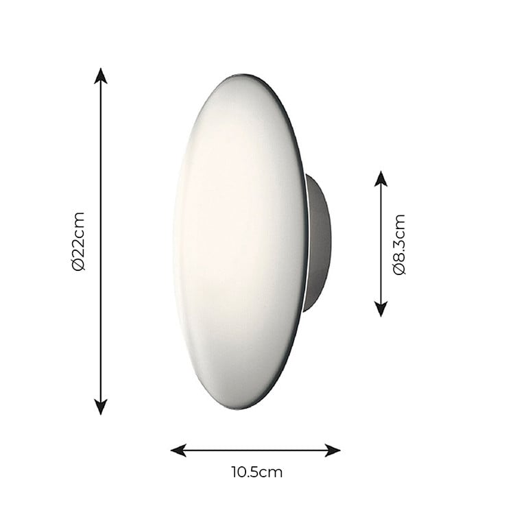 Specification Image for Louis Poulsen AJ Eklipta LED Wall/Ceiling Light