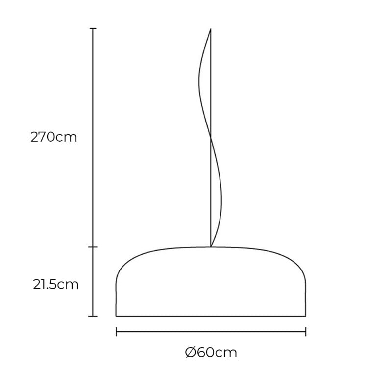 Specification Image for Flos Smithfield Pendant Light
