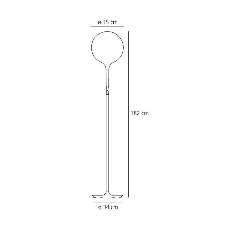 Specification image for Artemide Castore 35 Floor Lamp