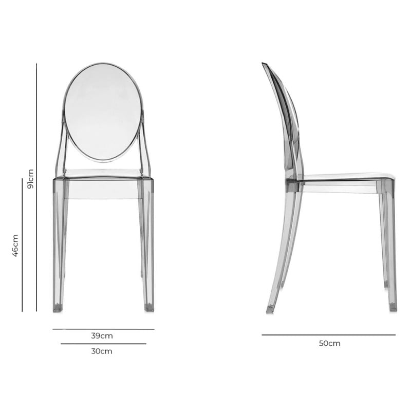 Specification Image for Kartell Victoria Ghost Chair
