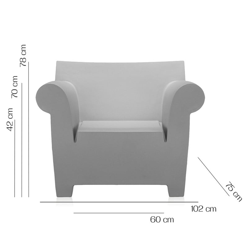 Specification Image for Kartell Bubble Club Armchair 