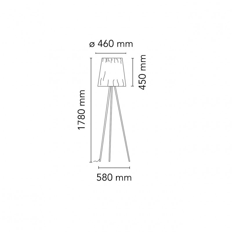 Specification image for Flos Rosy Angelis Floor Lamp