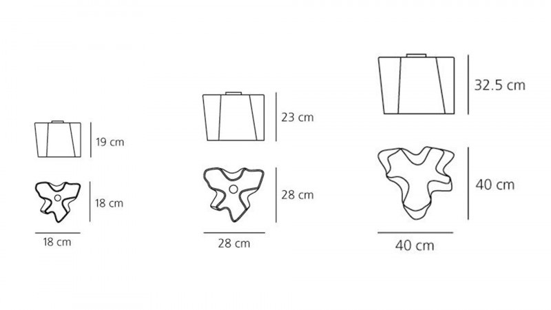 Specification image for Artemide Logico Ceiling Light