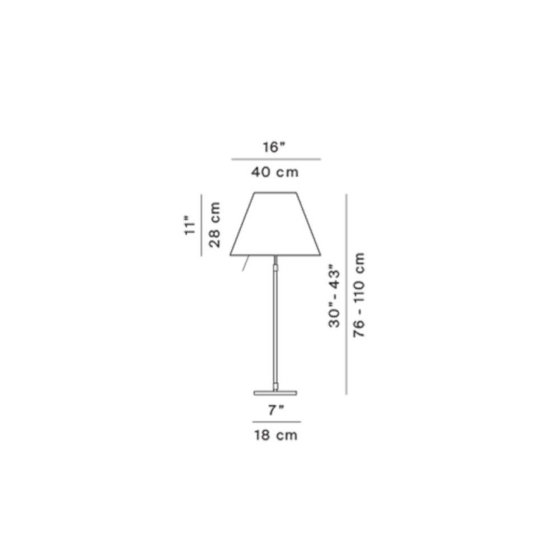 Specification Image for Costanza Telescopic Table Lamp