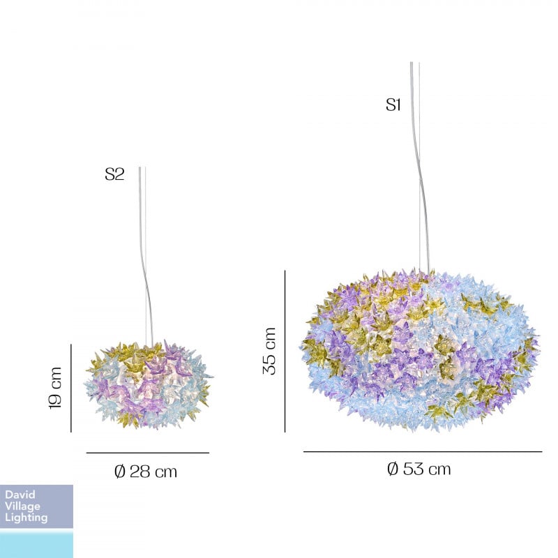 Specification image for Kartell Bloom Pendant 