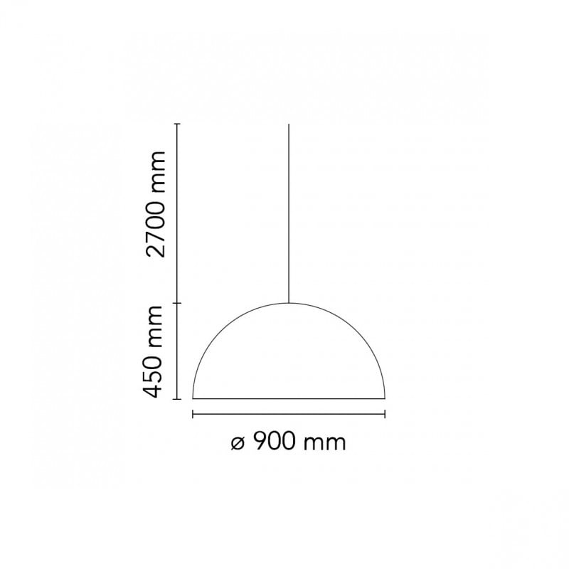 Specification image for Flos Skygarden S2 Pendant