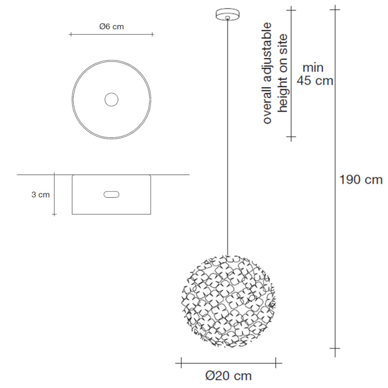 Specification Image for Terzani Orten'zia Suspension
