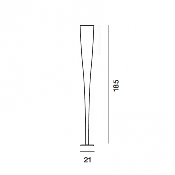 Specification image for Foscarini Mite Anniversario LED Floor Lamp