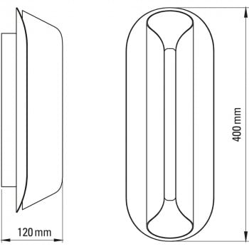 Specification image for DCW éditions Rosalie LED Wall Light