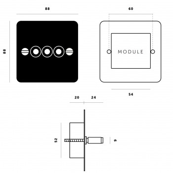 Specification image for Buster and Punch 3G Toggle Switch