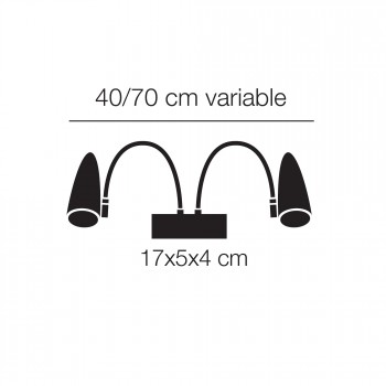 Specification image for Catellani & Smith CicloItalia Flex W2 Wall Light