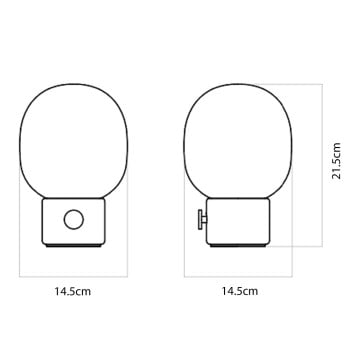 Specification Image for Audo Copenhagen JWDA Portable Lamp
