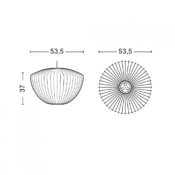 HAY Nelson Bubble Apple pendant spec