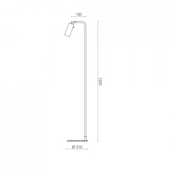 Rubn Lektor Floor Lamp Specification