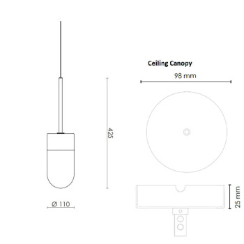 RUBN Vox Pendant Light Specification