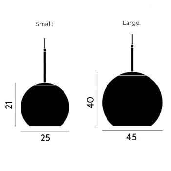 Specification Image for Tom Dixon Copper Round LED Pendant