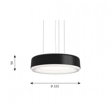 Specification image for Louis Poulsen LP Grand 320 LED Pendant