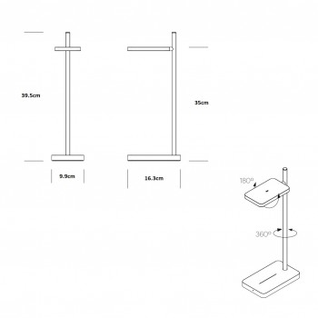 Pablo Talia LED Table Lamp Specification 