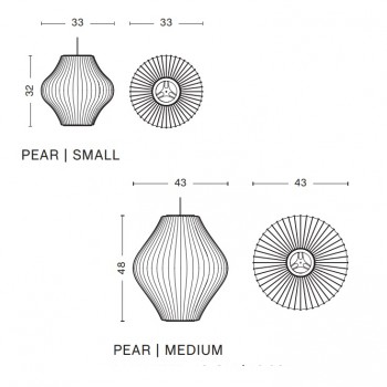 HAY Nelson Pear Bubble Pendant	Specification 