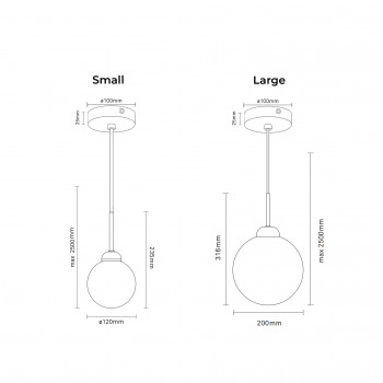 Specification image for Nuura Apiales 1 Pendant