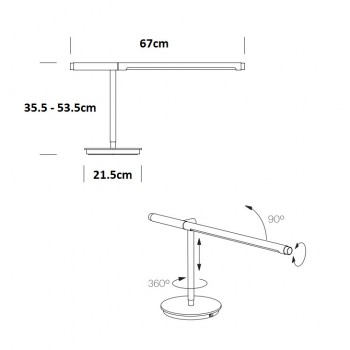 Pablo Brazo LED Table Lamp Specification 