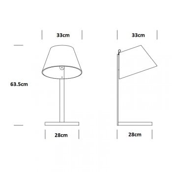 Pablo Lana LED Table Lamp Specification 