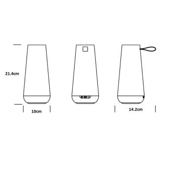 Pablo UMA Mini LED Portable Table Lamp Specification 
