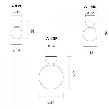 Parachilna Aballs A II Wall Light Specification 