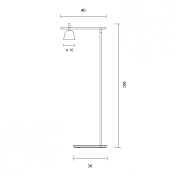 Parachilna Lighto P LED Floor Lamp Specification