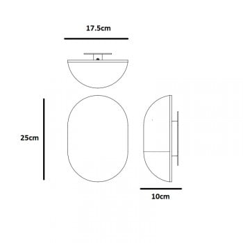 Gubi Howard Wall Light Specification 