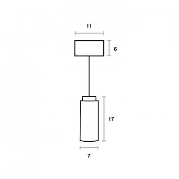 Specification image for Pholc Donna 7 Pendant