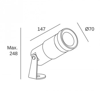 Light Attack Moonlight Large LED Spotlight Specification 