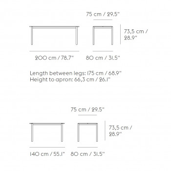 Specification image for Muuto Linear Steel Armchair