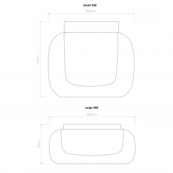 Specification image for Astro Aquina Ceiling Light