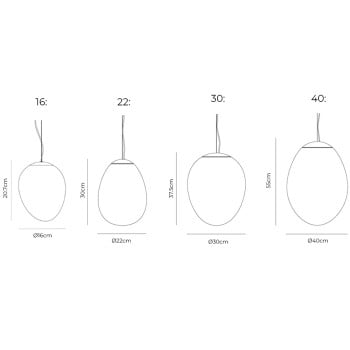 Specification Image for Artemide Stellar Nebula LED Pendant Light