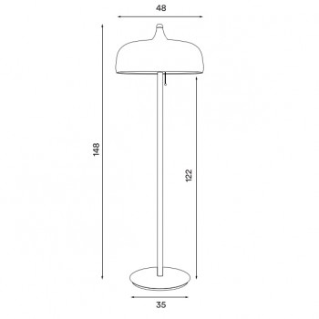 Northern Acorn Floor Lamp Specification 