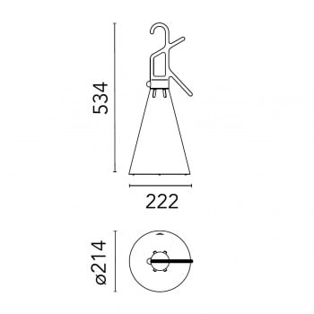 Specification image for Flos Mayday Outdoor Lamp